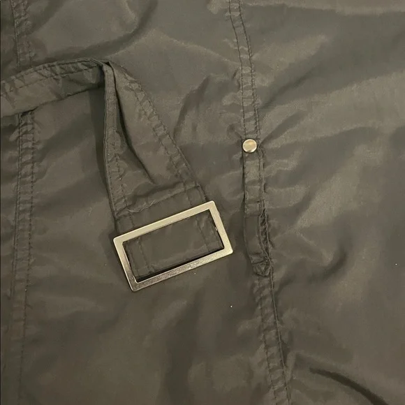 PENMANS Black Raincoat Rain Jacket Liked Snaps Details 1X - Picture 10 of 11